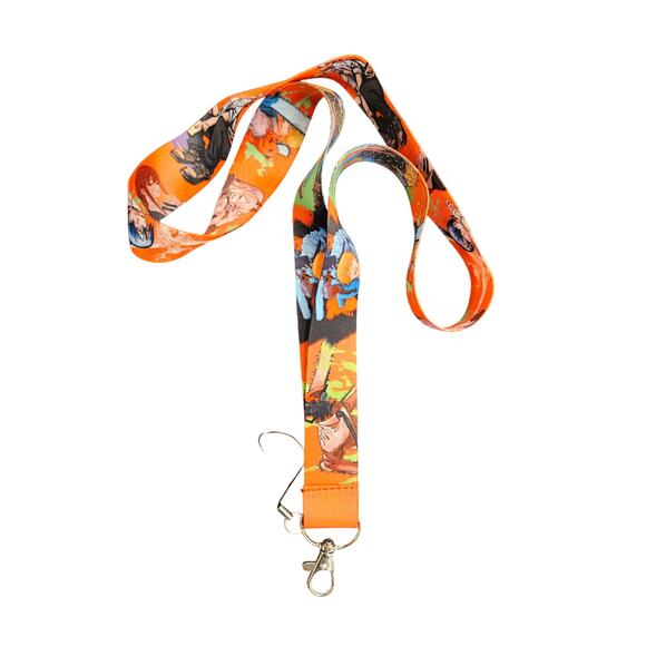 Chainsaw Man Anime Lanyard | Denji, Power & Aki | Double-Sided Keychain Holder - Picture 6 of 6